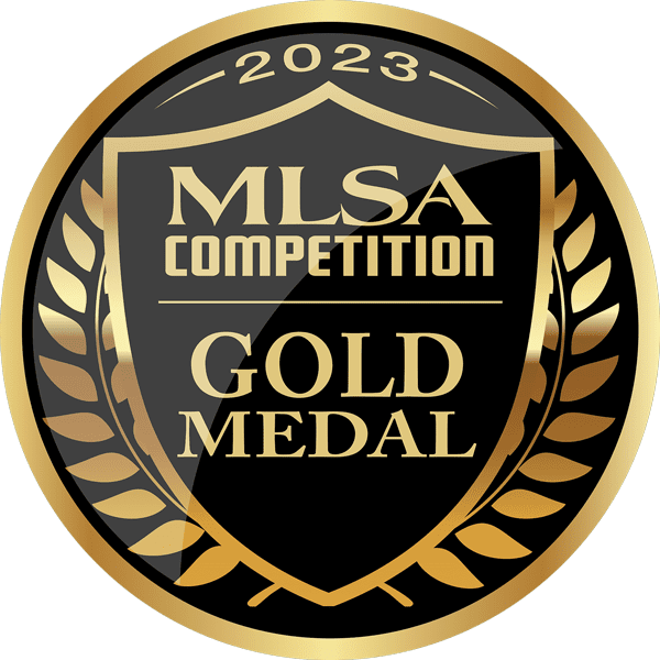 MLSA Competition Gold medal award.