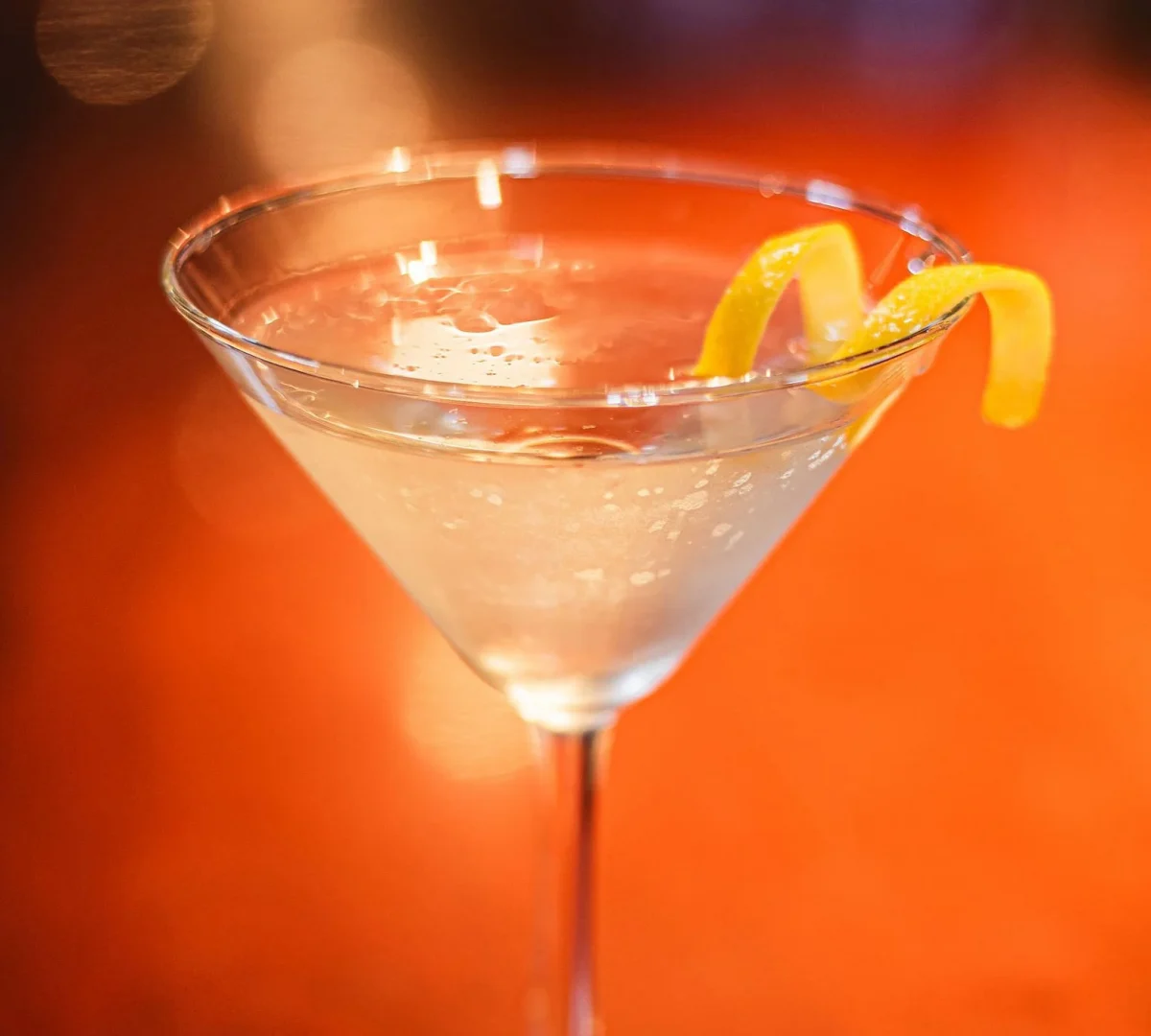 Bardenay Gin martini cocktail in a glass.